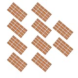 Kork Holzlabel Aufkleber, Rechteckaufkleber Etiketten, Wasserdicht, Selbstklebend, Langlebiger Namensschildetiketten für Handwerks- und Glasflaschen mit Rechteckaufklebern