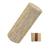 MObyat Schilfrohrmatte, Sichtschutz 50 60 70 75 80 90 100 150Cm Hoch Natürlicher Bambusmatte, Sichtschutzzaun, Robuste Gerade, Pool/Garten/Terrasse/Balkon/Dach Individuell Gestaltba