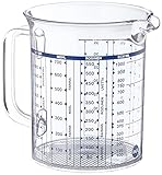 Emsa 2217100000 Messbecher, Superline, Füllvolumen 1 Liter, Transparent, Kunststoff, Maßkanne