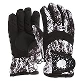 Winddichte Handschuhe für den Winter, warm, für Jungen, Outdoor, Skaten, Schnee, Kinder, Ski, Mädchen, Snowboarden, Kinderhandschuhe, Fäustlinge für Damen, Fäustlinge (Weiß, 3–5 Jahre)