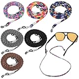 patinadrift Brillenband Damen 6er Set, Brillenkette mit 6 Farben Brillenbänder– Stylische Brillenschnur als Accessoire für Damen und Herren Brillen Kette Bunt & Elegant