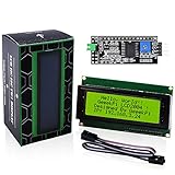 GeeekPi 2004 20x4 Character LCD Display Module IIC I2C Adapter IIC Serial Interface Adapter for Raspberry Pi Arduino STM32 DIY Maker Project BPI Tinker Board Electrical IoT Internet of Things,Yellow