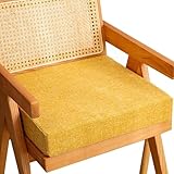 UICMNSI Barhocker Kissen Eckig 40x40 35x24 45x45cm Outdoor/Indoor Stuhlkissen 3/5/8cm Dickes Esszimmer Stuhlauflage Sitzpolster mit Abnehmbarem Bezu for Auto, Büro, Küche, Garten(14,35x24x5cm)