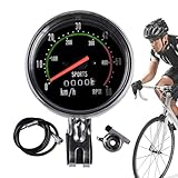 Fahrrad Kilometerzähler,Mechanischer Fahrradcomputer Mit Codetabelle - Mountainbike Codetabelle,Für Scooter Motorrad Mountain Road Dirt Reisen Urbanen Alltagstouren