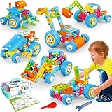 MOONTOY Konstruktionsspielzeug Geschenke für 5 Jährige Jungen, Kinder Spielzeug ab 4 5 6 7 8 9 Jahre, STEM Spielzeug, Bausteine Spielzeug für Jungen und Mädchen, Lernspielzeug Bauset 6 Modelle