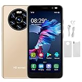 Handy Ohne Vertrag,Hendy,Smartphone Ohne Vertrag,Dual-Standby-Telefon,Landvo Mate40 Pro 5,45-Zoll-Hd-Bildschirm-Telefon Dual Card Dual-Standby-Smartphone 512 Mb + 4 Gb (Gold)