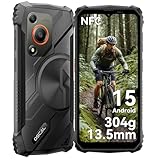 OSCAL Marine 1 Outdoor Handy Ohne Vertrag Android 15, 12GB+128GB/2TB TF Outdoor Smartphone, 6.56' HD+ 90Hz, 16MP+8MP AI Kamera Baustellenhandy 13,5 mm ultradünn, Dual 4G SIM/Face ID/GPS/IP68/I69K/NFC