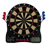 KOTO Soft 590 - Elektronische Dartscheibe - Dartboard mit Soft Darts - E-Darts Multiplayer - 32 Spiele und Über 590 Variationen - Profi Elektrisches Dartspiel - Dartset