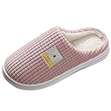 Hausschuhe Damen Winter Plüsch Flauschige Herren-Hausschuhe Herren Weiche Pantoffeln Damen-Hausschuhe Cute Slippers Hausschlappen Kuschel rutschfeste Warm