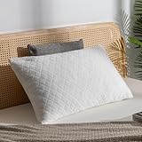 EGO Home Kopfkissen 40x80 cm mit zerkleinertem Memory-Schaum, Nackenkissen für Rückenschläfer & Bauchschläfer, Memory Foam Kissen 80x40cm, Seitenschläferkissen mit Waschbarer Bezug, ÖKO-TEX