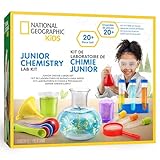 Blue Marble NATIONAL Geographic Junior-Chemielabor für Kinder – Komplettes Lernlabor mit 50 Experimenten & über 20 kindgerechten Labortools, Chemie-Set