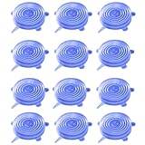 12 Stück Dehnbar Silikondeckel (6.5cm/2,56Zoll), BPA-Free Universal Stretch Lids ​Silikondeckel Joghurtbecher, Perfekt für Schüsseln, Becher, Dosen, Wiederverwendbar und Vielseitig