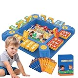 Familienspiele Gesellschaftsspiele - Reisespiel,Lustiges Aktionsspiel Mit 54 Aufgabenkarten Für 2-4 Spieler Paare Erwachsene Jugendliche Reise Zuhause