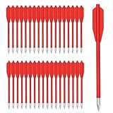 ELONG OUTDOOR Armbrustbolzen Armbrust 50-80lb Mini Zielpfeile Bogenschießen Pistole Angeln Jagd 6,3' Stahlspitzen Jagd Ziel Übung Plinking