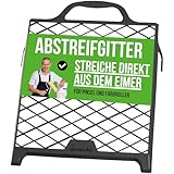 Derendo Abstreifgitter 10 Liter Abstreichgitter für Wandfarbe 29x27cm, Farbgitter Kunststoff Profi Malergitter für herkommliche Farbeimer 1er, 2er und 3er Set (1 Stück)