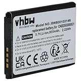 vhbw Li-Ion Akku 600mAh (3.7V) kompatibel mit Handy, Smartphone, Telefon Alcatel One Touch OT-280, OT-505, Mini, Gyari, Vodafone 331, 541 Ersatz für CAB3010010C1.