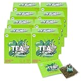 Tchibo Tee „TEA by Tchibo“ Bio Grüner Tee Sencha, Intensiv-frischer Sencha, Vorratspack, Maxipack, Teebox, 160 Stück - 8x 20 Teebeutel, Bio-Siegel, Natürliche Zutaten, Nachhaltiger Anbau