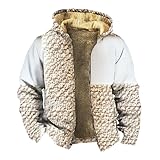 Generisch Denim Jacket, Mit Verdicktem Knopf Und Doppelter Tasche Aus Baumwolle Winter Jacket For Men Herren Arm Xxl Kurtki Wiosenne Meskie Herrenjacken Winterjacken Jeans Jacket (L, Khaki)