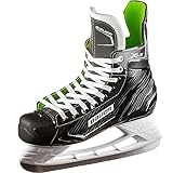 Bauer Unisex – Erwachsene Herren Schlittschuhe X-LS für Eishockey, Eislaufschuhe Größe 47 Edelstahlkufen, schwarz