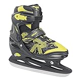 Roces Jungen Jokey Ice 3.0 Boy Schlittschuh, Black-Lime, 30-33