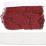 HOODANCOS Tragbares Badmintonnetz Outdoor und Indoor Verschleißfestes Federballnetz für Garten und Sportplatz Faltbar mit Stabilen Befestigungsecken Ersatznetz für Freizeit Wettkampfspiel