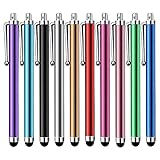 Eingabestift [10 Stück] Universal-Touchscreen-Eingabestift für Tablets, iPad Mini, iPad Pro, iPad Air, Smartphones, Samsung Galaxy – mehrere Farben