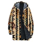 Generisch Lederjacke, Herrenjacke Mit Dicken Reißverschlusstaschen Und Einschubtaschen Der Baumwolljacke Fleece Man Regenkleidung Winter Jeansjacke Pelz Camouflage Jacket Scrubs Coat (L, Yellow)