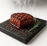 Naturstein-Grillplatte aus Speckstein 20×30×3 cm – Hitzebeständige Kochfläche zum Grillen, Braten & Servieren