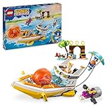LEGO Sonic The Hedgehog Tails’ Abenteuerboot, interaktives Boot-Spielzeug mit Videospiel-Charakteren und Wasserski, Geschenk für Jungen, Mädchen und Gamer ab 8 Jahren 76997