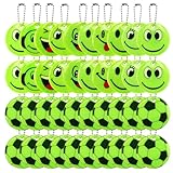 LWLWA Reflektor Anhänger, 40 Stück Reflektoren Anhänger, Smiley-Anhänger Reflektoren Rucksack, Hohe Reflexionseigenschaften PVC-Material, für Outdoor, Schlüsselanhänger, Rucksäcke