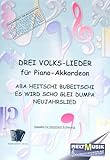 3 Volkslieder für Piano-Akkordeon