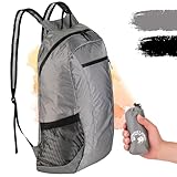 Backpacker's Journey faltbarer Rucksack ultraleicht (nur 90g), leichter Rucksack faltbar, foldable backpack, ultraleichter Faltrucksack, Tagesrucksack für Backpacking und Reisen aller Art.