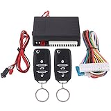 Keenso Auto Zentralverriegelung Türschloss Kit, Auto Universal Funkfernbedienung Türschloss Keyless Entry System Zentralverriegelung Fernbedienung Kit