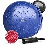 Balance Kissen Balancekissen Ballsitzkissen Set + Igelball, Pumpe, Trainings-eBook | Ballsitzkissen Sitzballkissen Stabilitätskissen Cushion Sitzkissen Wackelkissen Gleichgewichtskissen Balancegerät