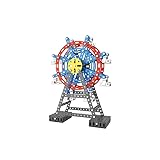 Jixin Xyzhi Bausets STEM Montage Metall Spielzeug Riesenrad Modellbausatz Engineering Bausatz für Erwachsene und Jugendliche, Eltern-Kind-Interaktion, Bausets Geschenke für Kinder 8-16 Jahre