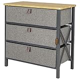 BO-Camp Camping Falt Schrank Northwood Stoff Kommode Küche Schubladen Holz Tisch