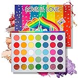 Beteligir Hochpigmentierte Augen-Make-up-Palette, mattschimmernde metallische Lidschatten-Palette, langlebige, mischbare natürliche Farben, Make-up-Lidschatten-Kosmetik-Geschenkset (35Colors)