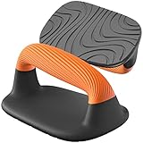 Kipika Liegestützgriffe, Push-up handles, Push-up bars Soft Handles, Anti-Rutsch-Polster an der Unterseite, Schwarz & Orange, Set of 2 für zuhause