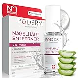 Poderm - Nagelhautentferner 2-in-1 Exfoliert und Hydratisiert die Nagelhaut - Entfernt abgestorbene Hautzellen - Cuticle Remover - Swiss Lab