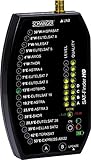 Schwaiger SF9002 Digitaler Sat-Finder, 18 Satelliten vorprogrammiert, schwarz