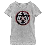 Marvel Mädchen Falcon America T-Shirt, Athletic meliert, M
