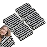 Peeling-Handtuch für Körper – 2 x Duschschrubber, Peeling-Waschlappen, Handtuch, Badeschrubber für Duschpeeling