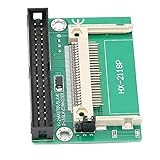 CFTGIW CF-zu-IDE-Adapterplatine, 40-polig, TrueIDE-Modus, AntiEMI-Festplatten-Desktop-Adapterkarte für CE/Schnittstellenschnittstellen, CF-zu-IDE-Adapter, 40-poliger Adapter, zu Festplatte