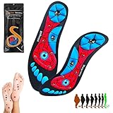 Magnetische Einlegesohlen Original，Orthopädische Schuheinlagen Akupunktur einlagen zum abnehmen Für Schmerzende Füße Mit Magnetischen Akupressur (44-47)