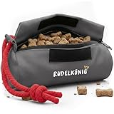 Rudelkönig Futterbeutel für Hunde - Apportierbeutel für Hundetraining - Robuster Futterdummy für Leckerlies - Futterbeutel Hundetraining