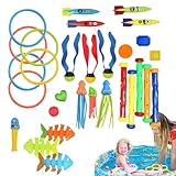 Generisch Tauchspielzeug, Unterwasser Spielset für Mädchen und, Mehrspieler Set in Bunten Farben für Garten, Familien Spaß, Poolbereich und Schwimmunterricht