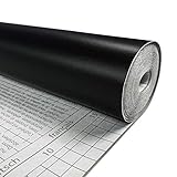 Tafelfolie selbstklebend 45x25 cm | Kreidefolie mit Matter Oberfläche, ideal für DIY und Dekoration | Schwarze Folie selbstklebend für Möbel und Wände | Klebetafel Folie | Schiefertafel Schwarz