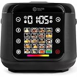 Balter Reiskocher, Multikocher mit 20 Programme, 4L Rice Cooker, Multicooker, Fuzzy-Logic, Dampfgarer & Slow Cooker, Warmhaltefunktion & Timer, inkl. Premium Topf, Zubehör & Rezeptbuch, klein