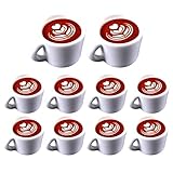 Zkydhbd 1:12 Spielzeugfigur Model Realistische Kaffeetassen Set Dollhouses Tun Sich Vor Mädchen Geschenkdekorationen Tun Sauner Zu