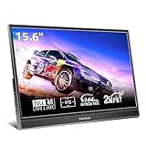 Tragbarer Monitor, 15,6 Zoll Monitor 144Hz FHD 1920×1080P IPS Gaming Monitor, HDR Bildschirm mit HDMI/Type-C/USB-C, Externer Monitor für Laptop PC Mac Phone PS4 Xbox